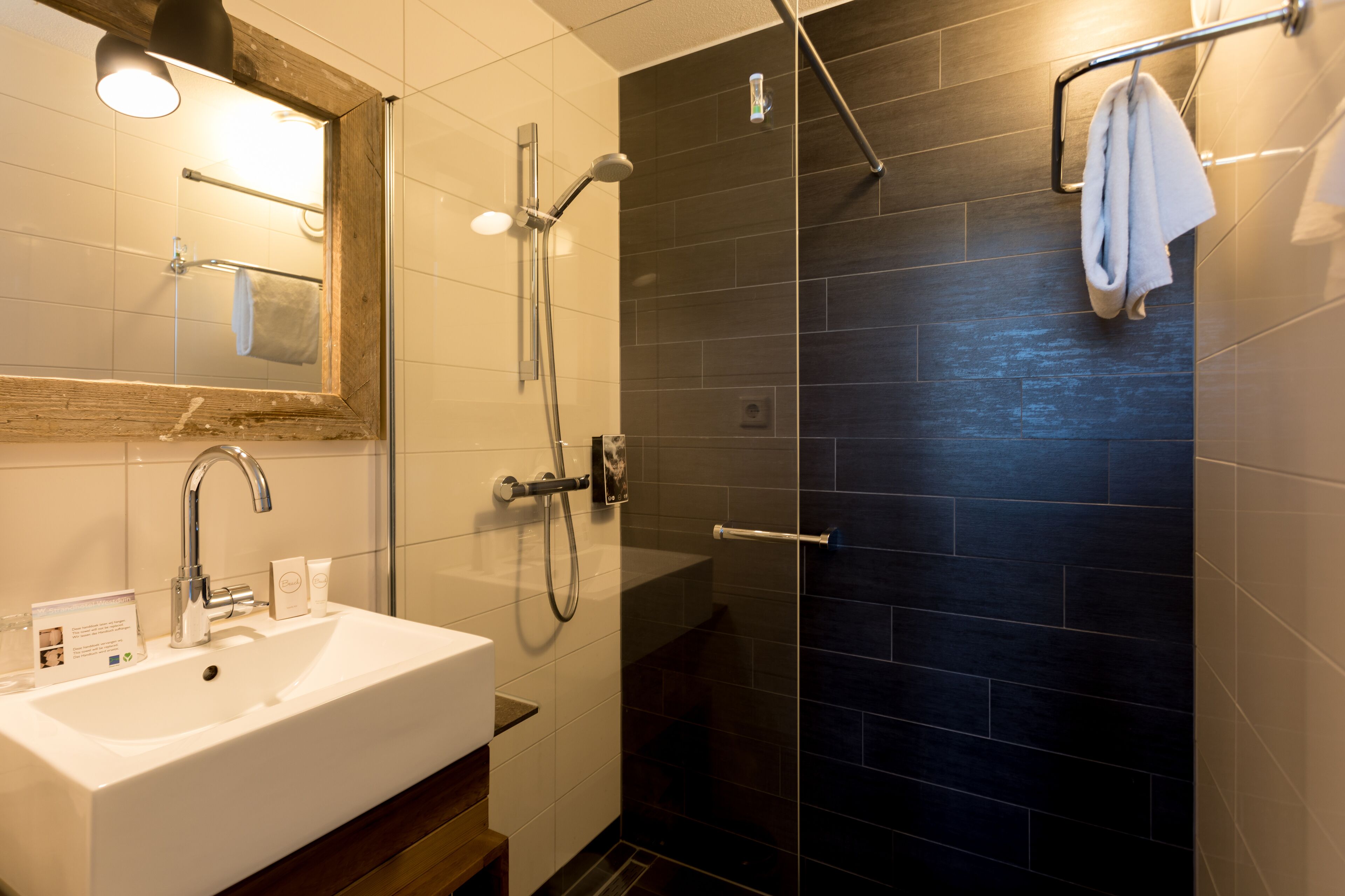 free toiletries, hair dryer, bathrobes, slippers