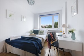 Appartement Affaires | 2 chambres, fer et planche à repasser, Wi-Fi gratuit, draps fournis