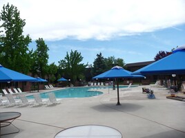 Indoor pool, outdoor pool