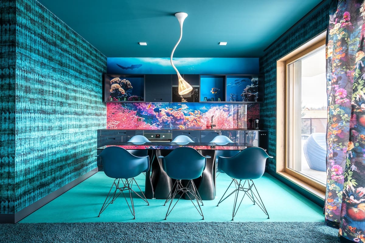 Suite Marrakesch | Safe på rommet, individuelt dekorert, individuelt innredet og skrivebord