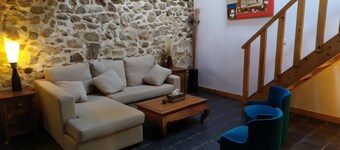 Rural house with private garden