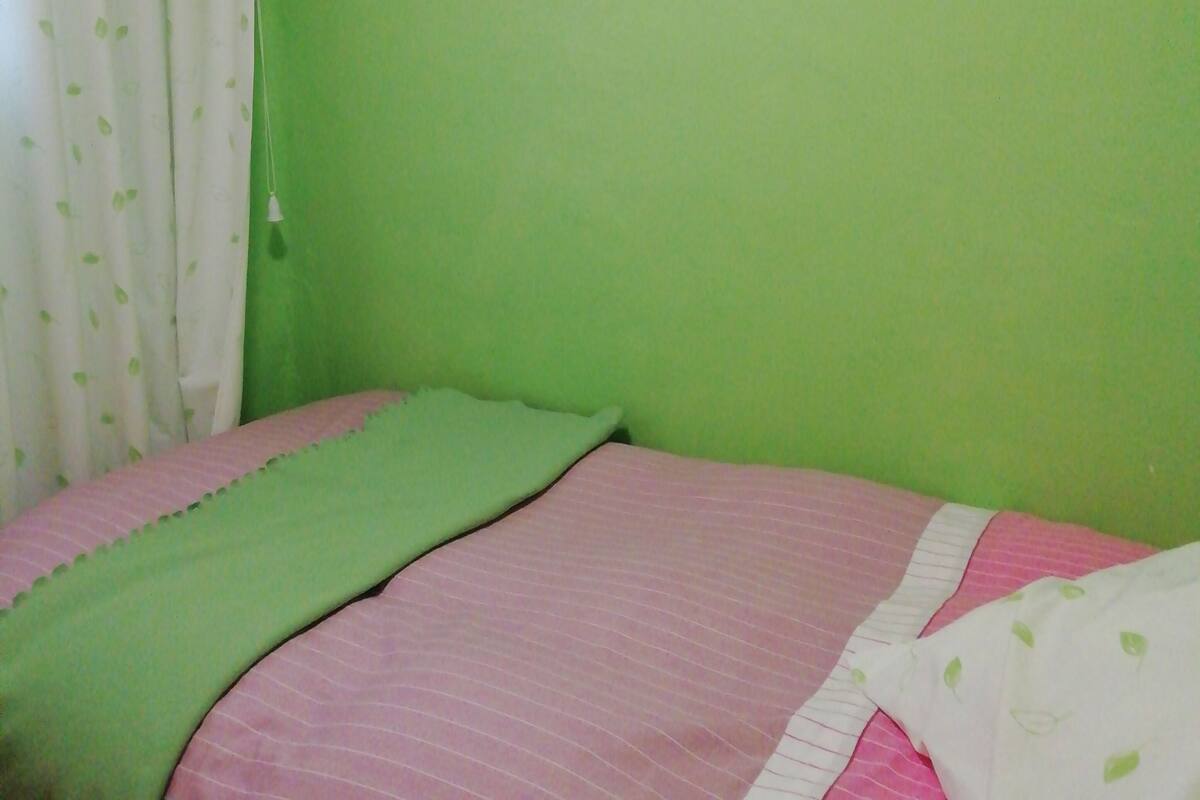 Single Room, Shared Bathroom | Peralatan tempat tidur premium, gebar bulu kapas