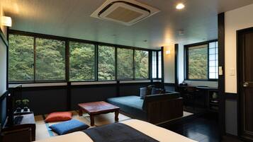 Habitación superior, varias camas, no fumadores (5) | Zona de estar