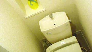 Separate tub and shower, deep soaking tub, hair dryer, slippers