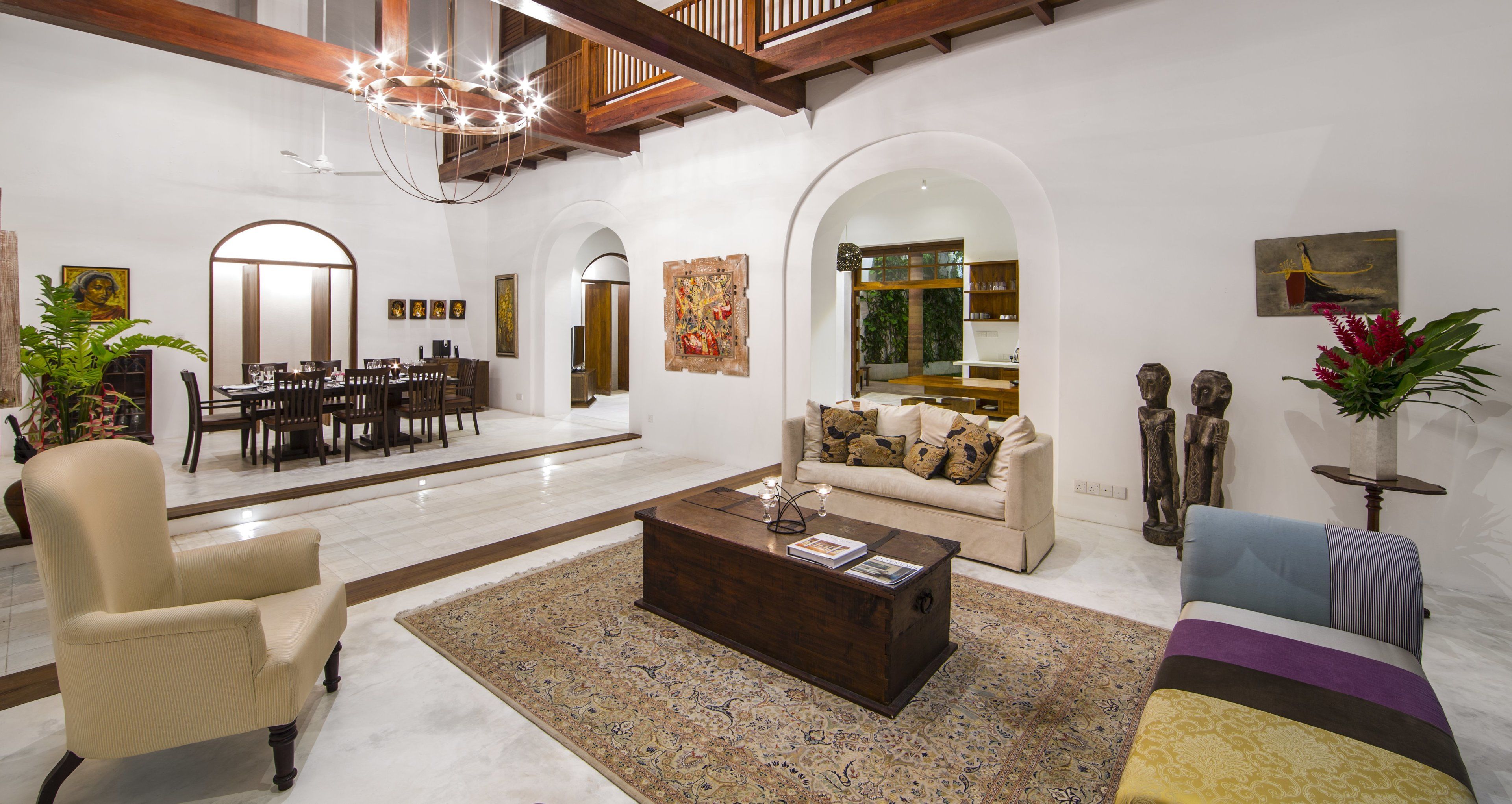 Sittområde i lobbyn