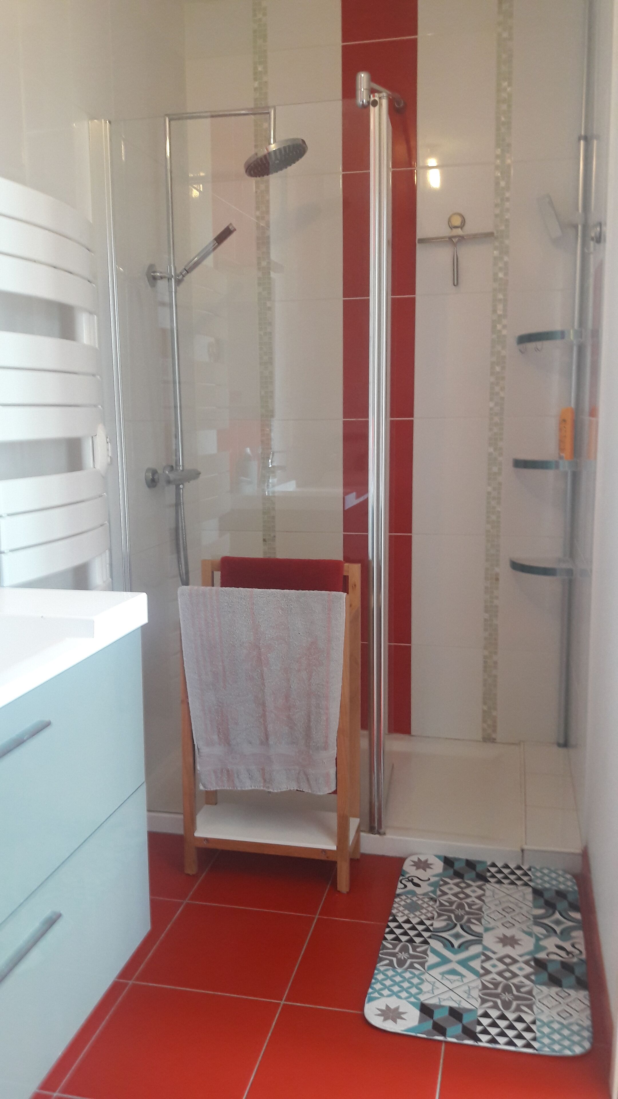 Sèche-cheveux, serviettes fournies, papier toilette