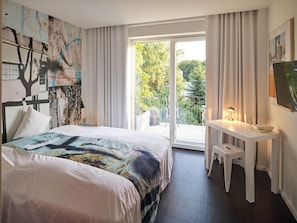 经典双人房, 无烟房 | 防过敏的被褥、办公桌、隔音、免费 WiFi