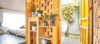 Cottage by the hill.