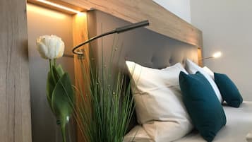 Een minibar, een bureau, geluiddichte muren, gratis wifi