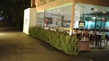 Front of property - evening/night