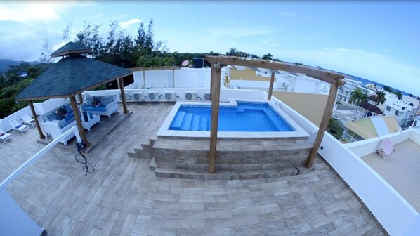 Rooftop pool