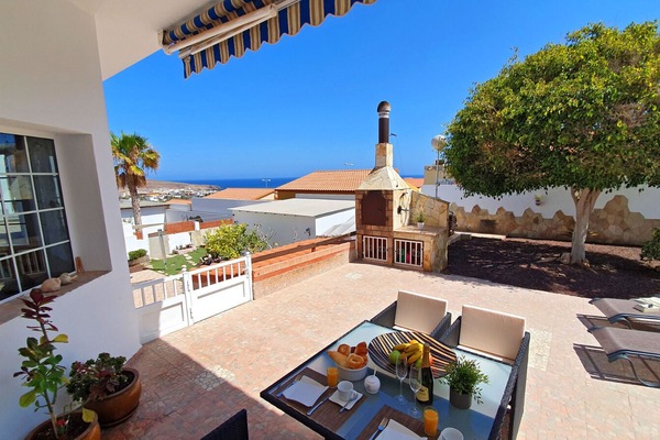 Meerblick von der Terrasse aus