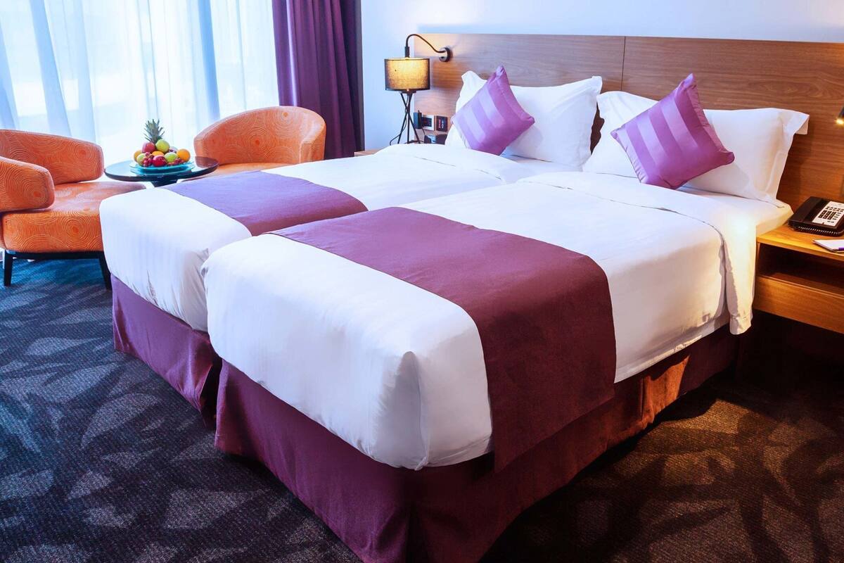 Literie de qualité supérieure, couette en duvet d'oie, minibar