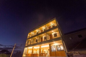 Front of property – evening/night