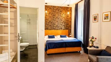Habitació doble Deluxe | Escriptori, cortines opaques, wifi gratuïta i roba de llit