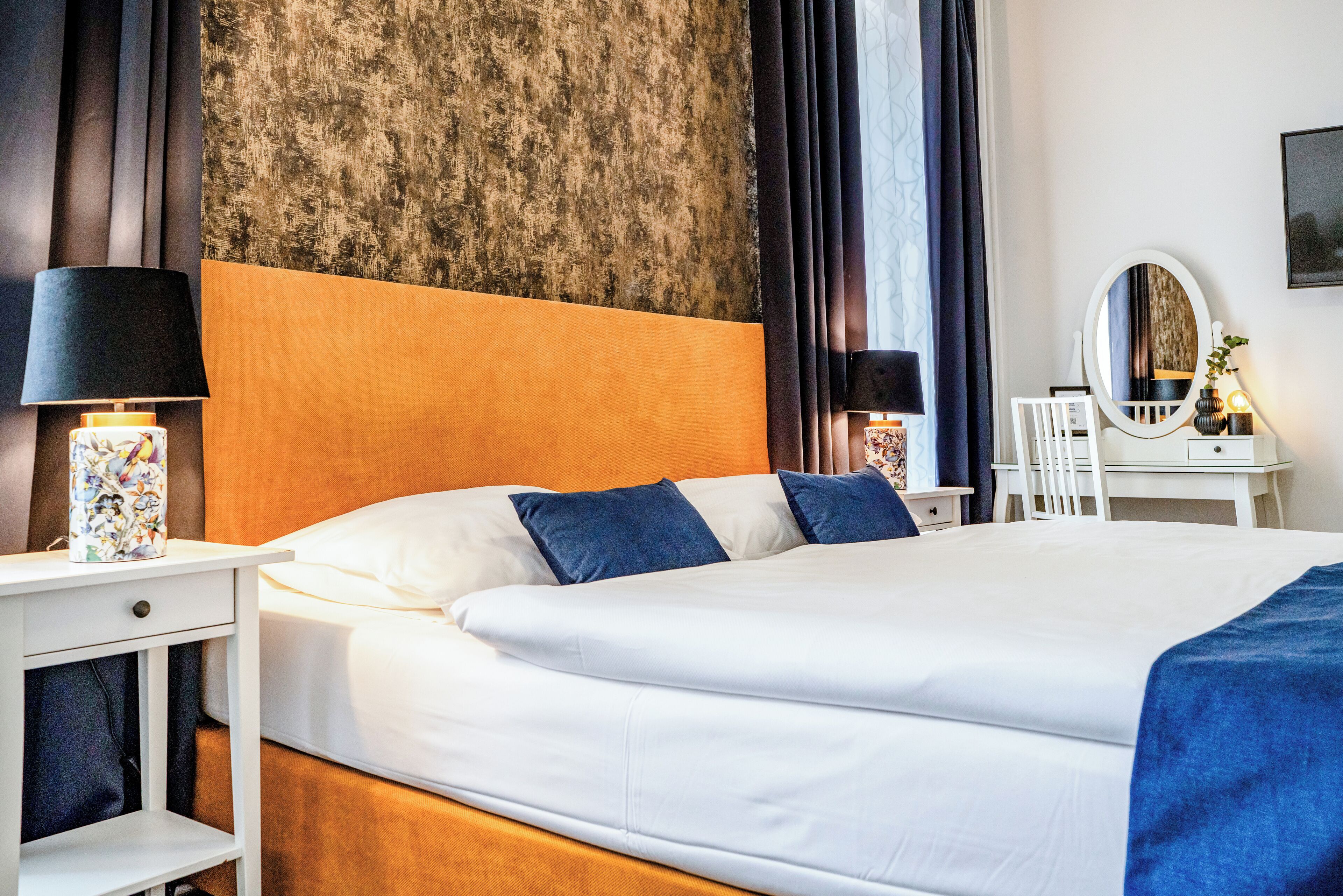 Deluxe Double Room | Desk, blackout drapes, free WiFi, bed sheets