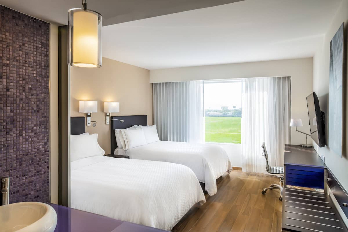 Superior Room, 2 Double Beds | In-room safe, desk, laptop workspace, iron/ironing board