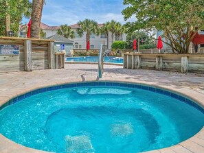Outdoor pool, a heated pool - Shell Shack - St. Augustine Beachside Resort Condo (St. Augustine)