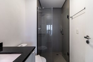 Shower, hair dryer