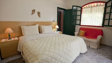 Minibar, desk, blackout curtains, iron/ironing board