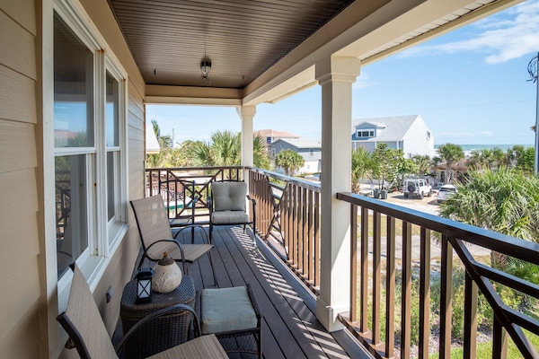 Wrap around porch with Ocean Views