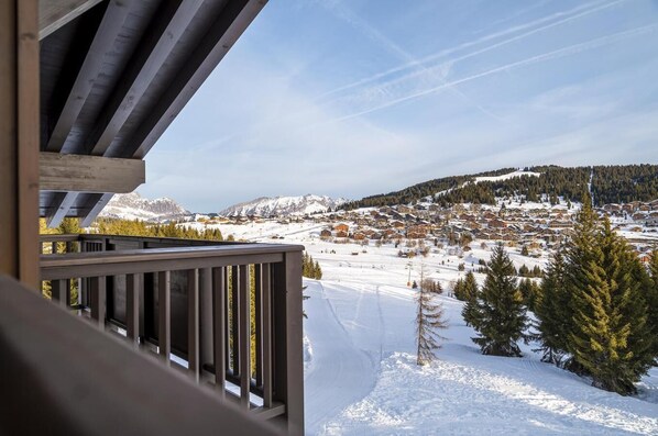 Property grounds - Wifi, ski-in/ski-out & foot of the slopes, view mountain, fitness, swimming pool, sauna, hammam (Les Saisies)