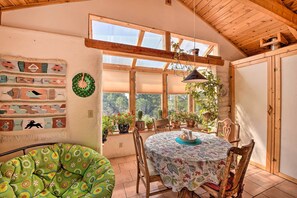 Dining - Eclectic Adobe Crestone Cottage w/ Patio + Yard! (Crestone)