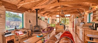 Eclectic Adobe Crestone Cottage w/ Patio + Yard!