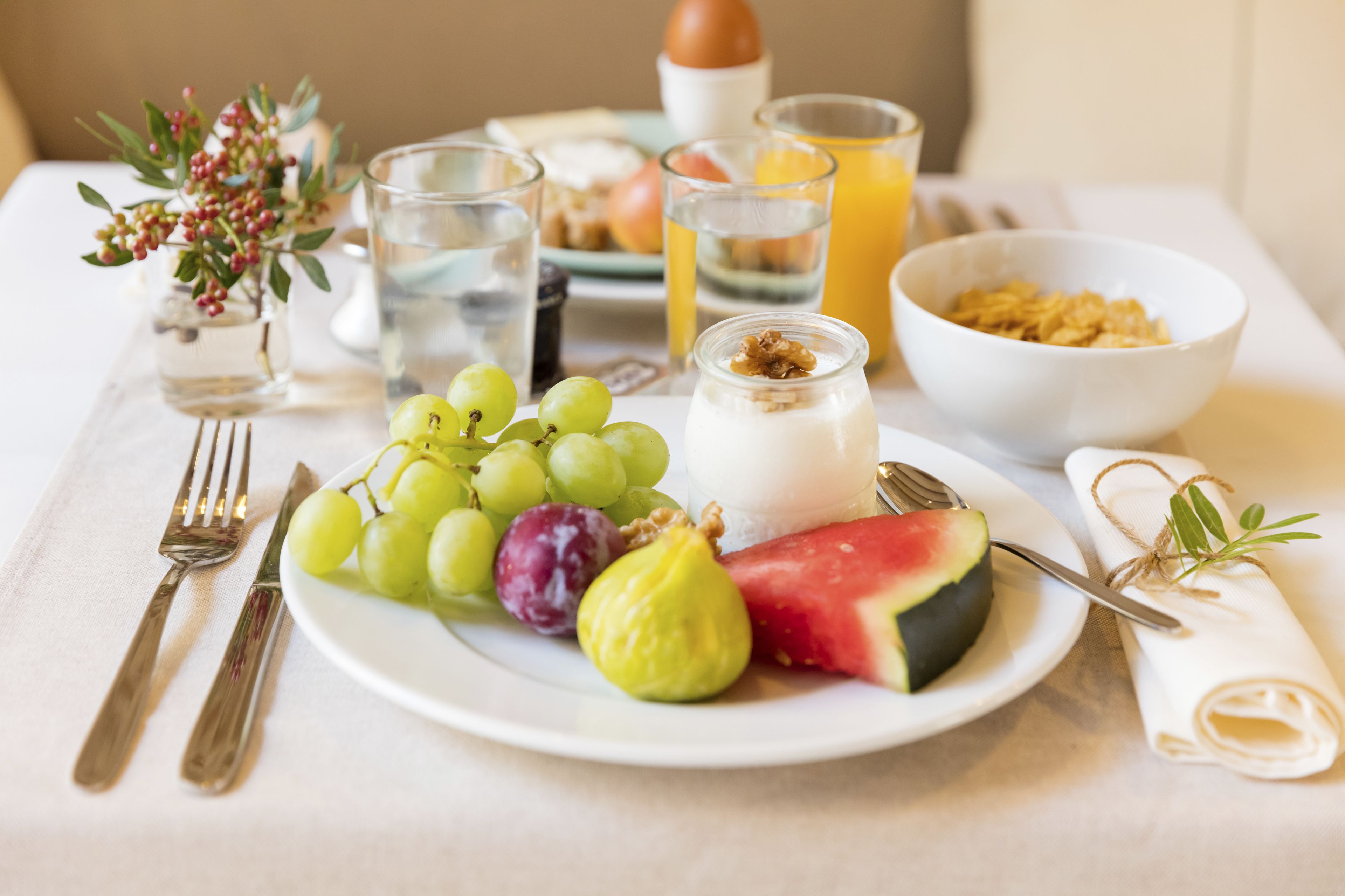 Desayuno bufé gratuito y diario