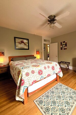 1 bedroom, iron/ironing board, travel crib, free WiFi