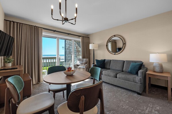 Suite familiar, 1 habitación | Cortinas blackout, wifi gratis y ropa de cama 