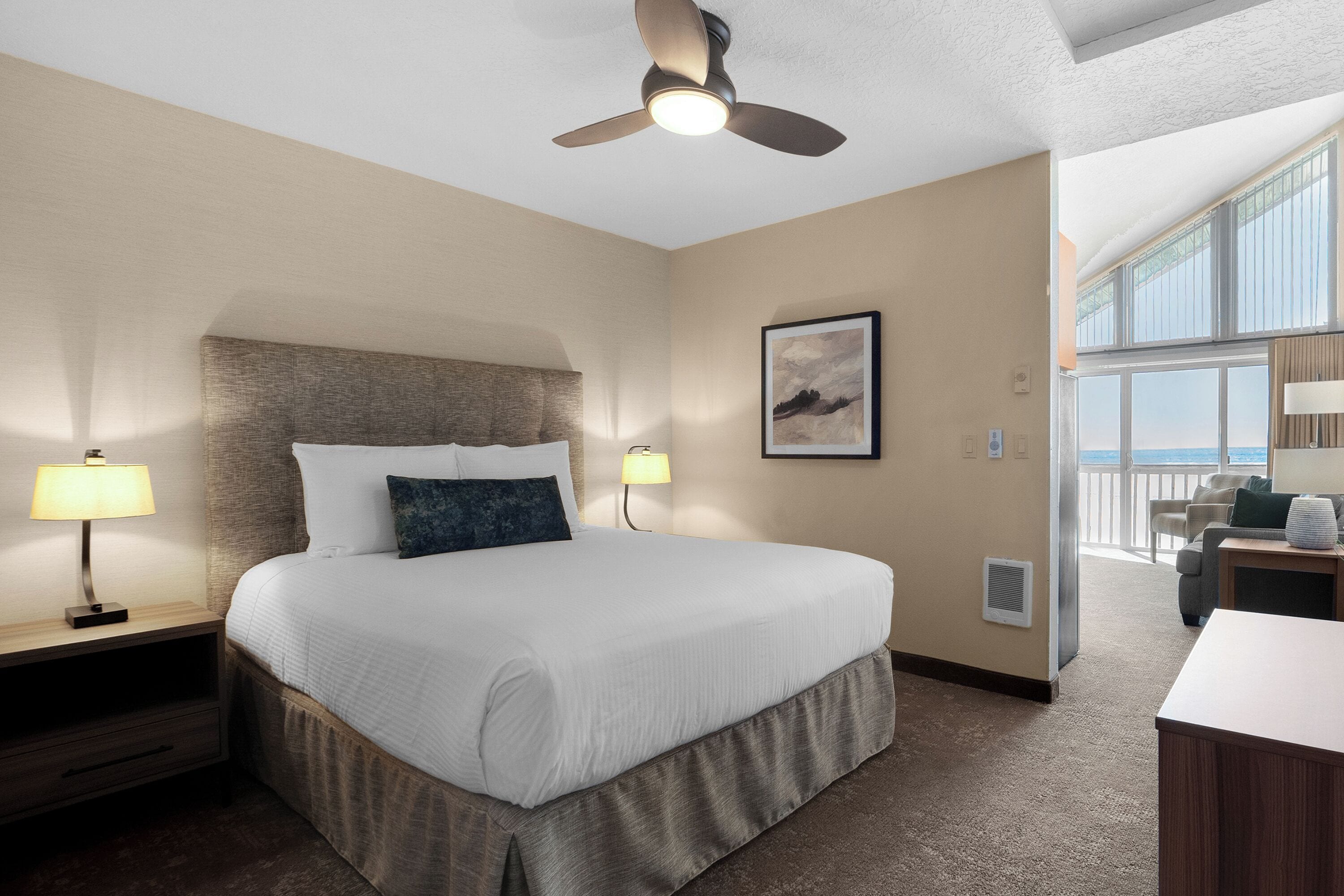 1 bedroom, blackout curtains, free wifi, bed sheets