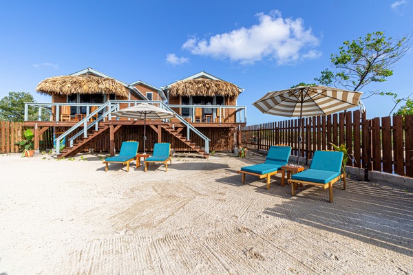 Beach nearby, white sand