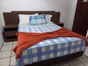 Free WiFi, bed sheets