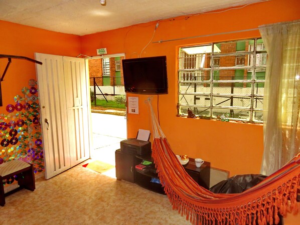 Interior entrance