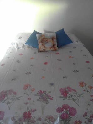 Blackout curtains, iron/ironing board, free WiFi, bed sheets