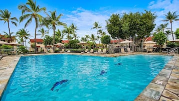 Leilighet, flere senger (Keauhou Kona Surf & Racquet Club#6-10) | Basseng