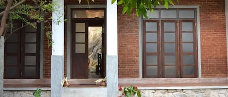 DĂ©tail de lâextĂ©rieur