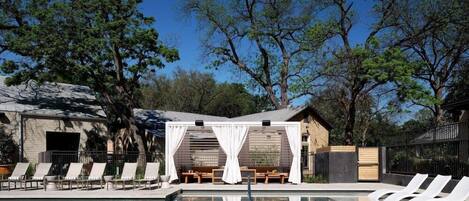 Indoor pool, outdoor pool