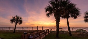 Beachfront Vacation Rental, Beautiful Views from the 3rd story balcony.