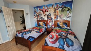 6 bedrooms, in-room safe, iron/ironing board, travel cot