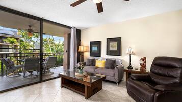 Condo, Multiple Beds (Kona Makai 2-201) | Living area