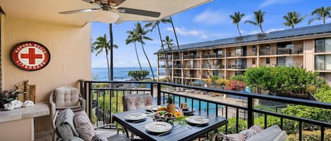 Condo, Multiple Beds (Kona Makai 2-201) | Outdoor dining