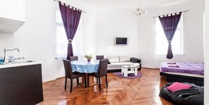 Studio | Living area | Flat-screen TV