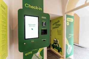 Quiosque de check-in/check-out