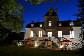 Front of property – evening/night
