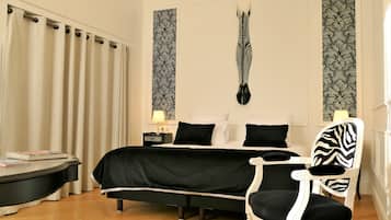 Suíte luxo, vista para o jardim (Dijeaux) | 1 quarto, roupas de cama premium, cofres nos quartos