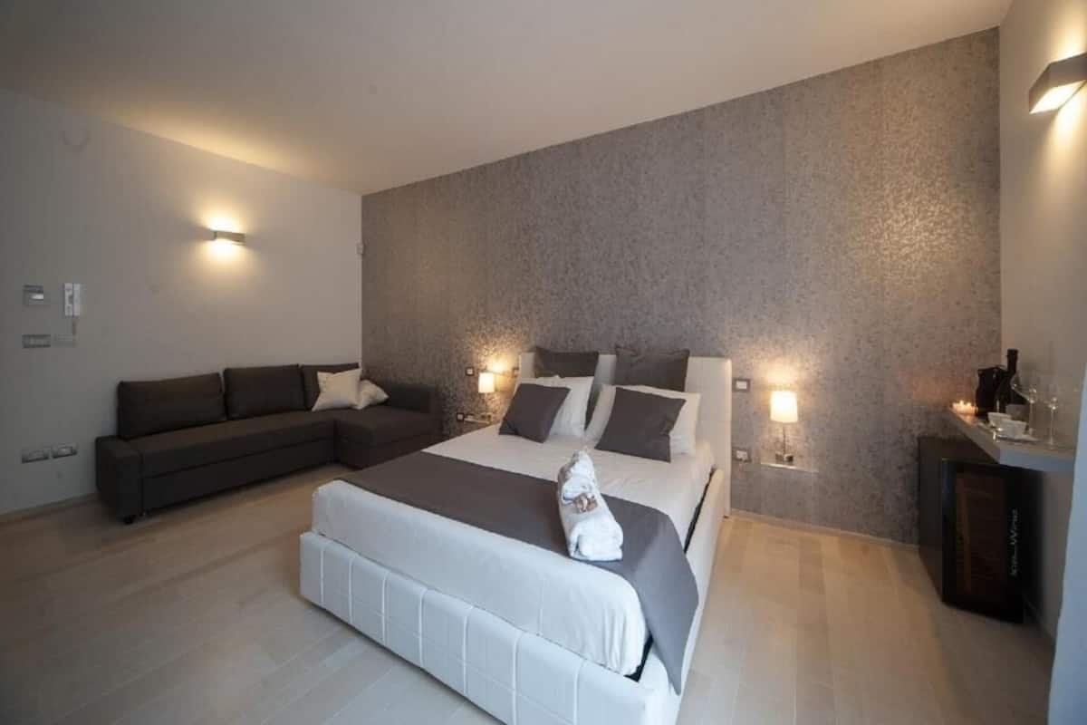 Design Quadruple Room | Premium bedding, down comforters, minibar, desk