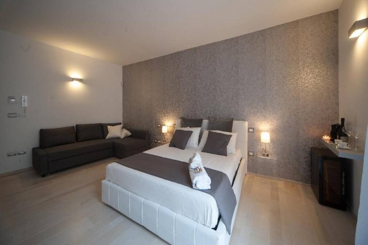 Design-Vierbettzimmer | 1 Schlafzimmer, hochwertige Bettwaren, Daunenbettdecken, Minibar