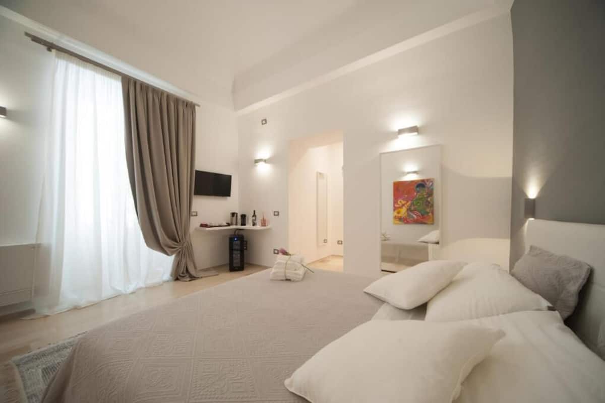 Comfort-Vierbettzimmer, Annex | 1 Schlafzimmer, hochwertige Bettwaren, Daunenbettdecken, Minibar